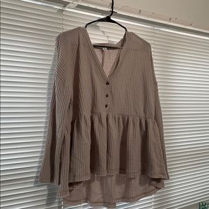 Swank Waffle Material Top